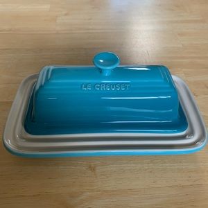 Le Creuset butter dish - Caribbean
